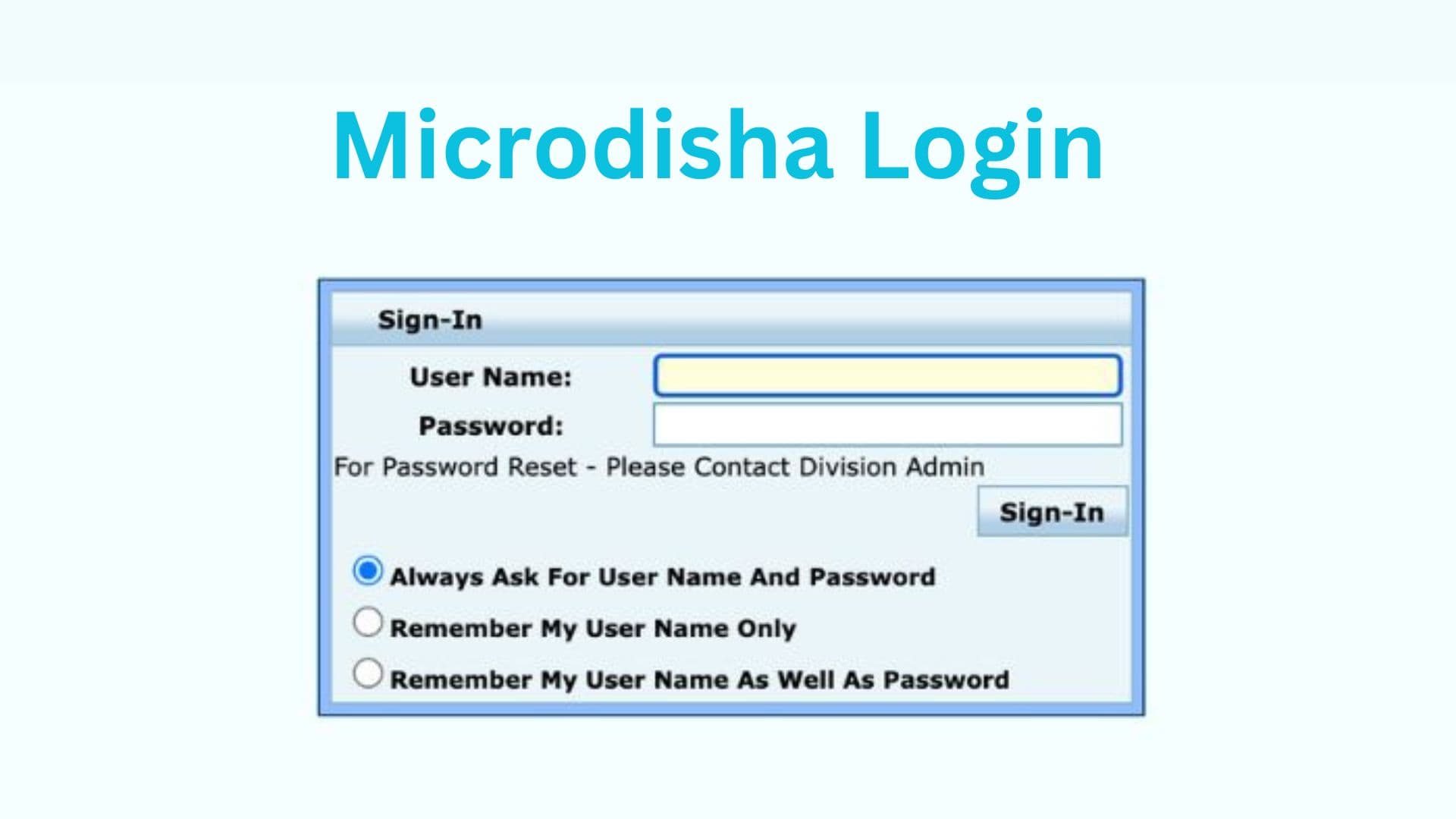 www.microdisha.com login