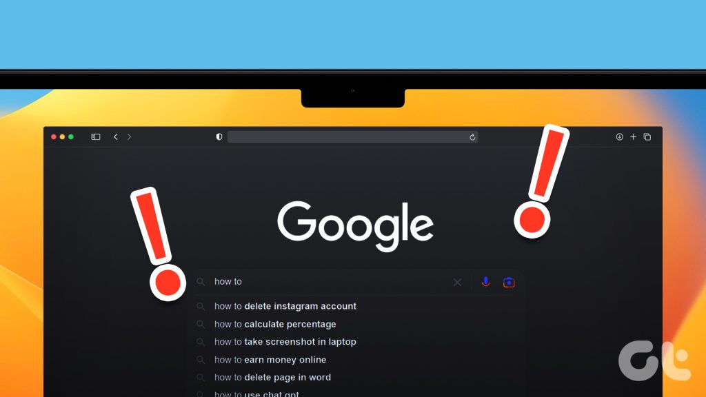 Not Showing Your Recent Searches Based On Your Settings